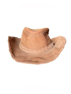 Bullhide Brown Leather Western Cowboy Hat